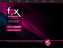Tablet Screenshot of foxphotography.co.za